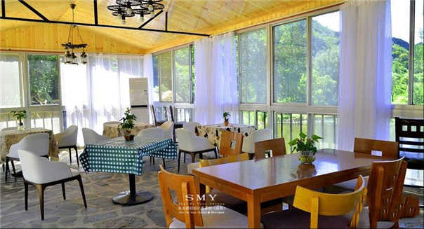 雅安連鎖酒店餐廳裝修設計效果圖