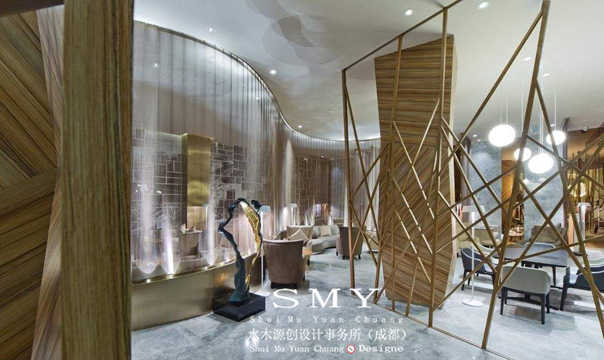 峨眉山精品酒店設計之大堂的裝飾設計表現形式