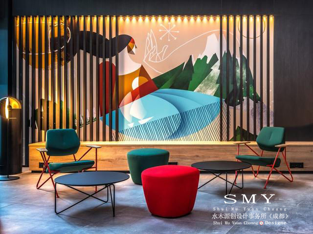 峨眉酒店大堂北歐風格設(shè)計方案