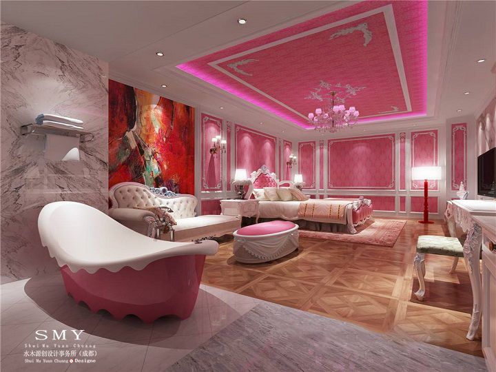 綿陽情侶酒店主題設計方案-水木源創設計（SMY）