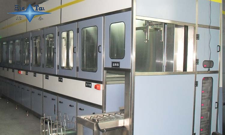 履帶式超聲波清洗機的工藝流程與優點介紹 履帶式超聲波清洗機的工藝流程與優點介紹